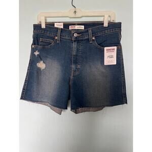 Levi Strauss NWT High-Rise 3” comfort stretch Vintage Inspired shorts Size 8
